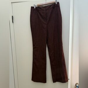 Worthington Women's Bootcut Trousers Pants Herringbone Plaid